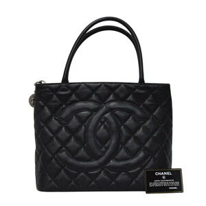 CHANEL Reissue Tote Bag Caviar Leather Coco Mark
